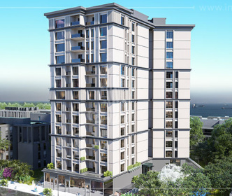 Appartements en bord de mer à vendre en versements à Istanbul dans le projet Zeytinburnu Kule.